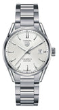 Tag Heuer Carrera Automatic Caliber 5 White Dial Silver Steel Strap Watch for Men - WAR211B.BA0782 Buy Now By Tag Heuer
