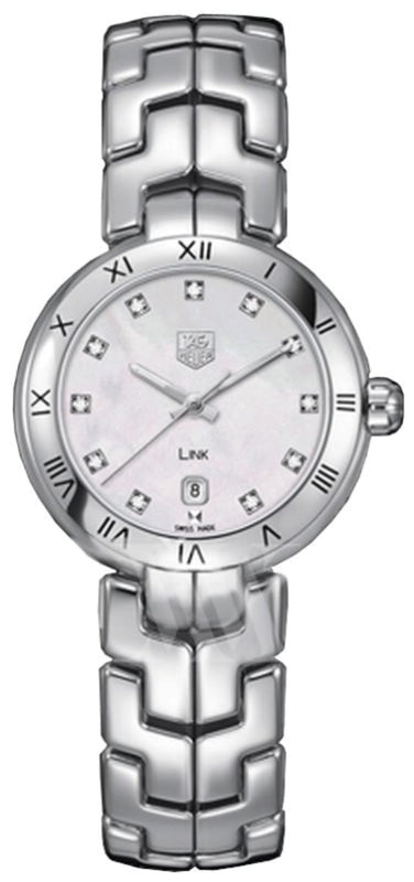 Tag Heuer Link Diamonds Mother of Pearl Dial Silver Steel Strap Watch for Women - WAT1417.BA0954 Buy Now By Tag Heuer