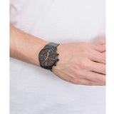 Fossil Neutra Chronograph Black Dial Black Steel Strap Watch for Men - FS5525 Buy Now By Fossil