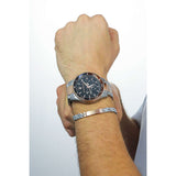 Maserati SFIDA Chronograph Black Dial Two Tone Steel Strap Watch For Men - R8873640009 Buy Now By Maserati