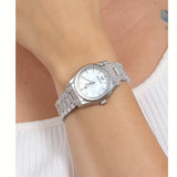 Emporio Armani Federica Mother of Pearl Dial Silver Steel Strap Watch For Women - AR11557 Buy Now By Emporio Armani