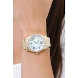 Michael Kors Lexington Mother of Pearl White Dial Gold Steel Strap Watch for Women - MK1079 Buy Now By Michael Kors