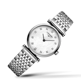 Longines La Grande Classique Diamonds White Dial Silver Steel Strap Watch for Women - L4.209.4.87.6 Buy Now By Longines