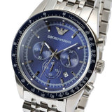 Emporio Armani Sportivo Chronograph Blue Stainless Steel Watch For Men - AR6072 Buy Now By Emporio Armani