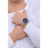 Emporio Armani Chronograph Blue Dial Silver Steel Strap Watch For Men - AR11528 Buy Now By Emporio Armani