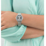 Fossil Tailor Mother of Pearl Black Dial Silver Steel Strap Watch for Women - ES3911 Buy Now By Fossil