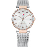 Tommy Hilfiger Lynn Quartz Silver Dial Silver Mesh Bracelet Watch For Women - 1781863 Buy Now By Tommy Hilfiger