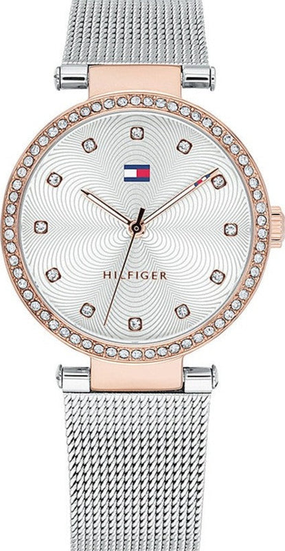 Tommy Hilfiger Lynn Quartz Silver Dial Silver Mesh Bracelet Watch For Women - 1781863 Buy Now By Tommy Hilfiger