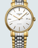 Longines Presence 38.5mm Automatic White Dial Two Tone Steel Strap Watch for Men - L4.921.2.12.7 Buy Now By Longines