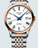 Longines Record Automatic 18K Pink Gold Watch for Men - L2.821.5.11.7 Buy Now By Longines