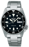 Seiko 5 Sports SKX Automatic Black Dial Silver Steel Strap Watch For Men - SRPK29K1 Buy Now By Seiko