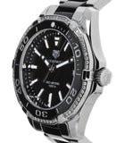 Tag Heuer Aquaracer Quartz Diamonds Black Dial Two Tone Steel Strap Watch for Women - WAY131G.BA0913 Buy Now By Tag Heuer
