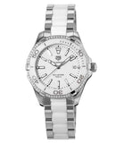 Tag Heuer Aquaracer Diamonds White Dial Two Tone Steel Strap Watch for Women - WAY131H.BA0914 Buy Now By Tag Heuer
