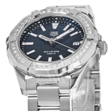 Tag Heuer Aquaracer Quartz Diamonds Blue Dial Silver Steel Strap Watch for Women - WAY131N.BA0748 Buy Now By Tag Heuer