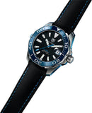 Tag Heuer Aquaracer Calibre 5 Automatic Black Dial Black Nylon Strap Watch for Men - WAY201C.FC6395 Buy Now By Tag Heuer