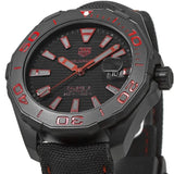 Tag Heuer Aquaracer Caliber 5 Black Dial Black Nylon Strap Watch for Men - WAY208A.FC6381 Buy Now By Tag Heuer
