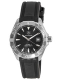Tag Heuer Aquaracer Automatic Caliber 5 Black Dial Black Rubber Strap Watch for Men - WAY2110.FT8021 Buy Now By Tag Heuer
