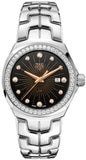 Tag Heuer Link Quartz Diamonds Black Dial Silver Steel Strap Watch for Men - WBC131G.BA0649 Buy Now By Tag Heuer