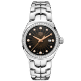 Tag Heuer Link Quartz Diamonds Black Dial Silver Steel Strap Watch for Men - WBC131G.BA0649 Buy Now By Tag Heuer