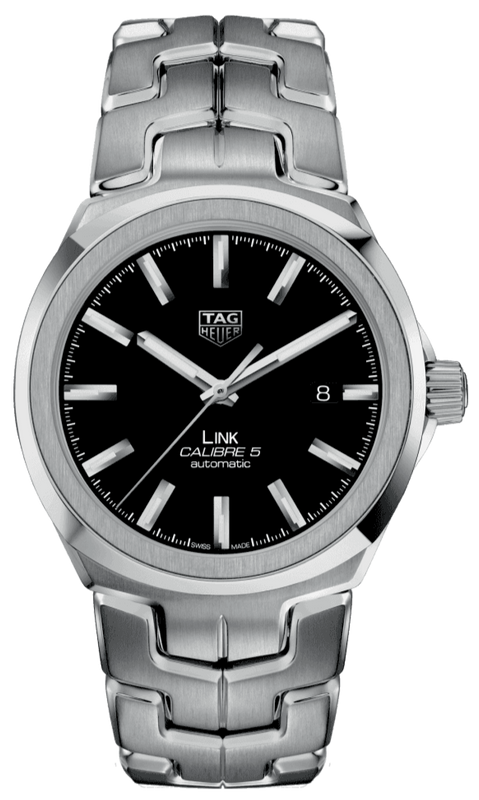 Tag Heuer Link Quartz Black Dial Silver Steel Strap Watch for Women - WBC2110.BA0603 Buy Now By Tag Heuer