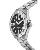 Tag Heuer Aquaracer Black Dial Silver Steel Strap Watch for Men - WBD1110.BA0928 Buy Now By Tag Heuer