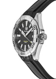 Tag Heuer Aquaracer Quartz Black Dial Black Rubber Strap Watch for Men - WBD1110.FT8021 Buy Now By Tag Heuer