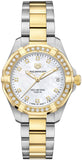 Tag Heuer Aquaracer Diamonds Mother of Pearl Dial Two Tone Steel Strap Watch for Women - WBD1323.BB0320 Buy Now By Tag Heuer