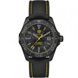 Tag Heuer Aquaracer Calibre 5 Black NATO Strap Carbon Dial Watch for Men - WBD218B.FC6446 Buy Now By Tag Heuer