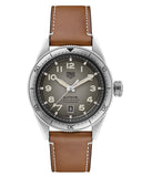 Tag Heuer Autavia Isograph Grey Dial Calfskin Brown Leather Strap Watch for Men - WBE5111.FC8267 Buy Now By Tag Heuer