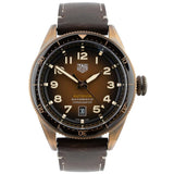 Tag Heuer Autavia Brown Dial Brown Leather Strap Watch for Men - WBE5191.FC8276 Buy Now By Tag Heuer