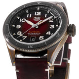 Tag Heuer Autavia Calibre 5 Chinese New Year Maroon Dial Maroon Leather Strap Watch for Men - WBE5193.FC8300 Buy Now By Tag Heuer
