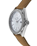 Tag Heuer Formula 1 Quartz Mother of Pearl Dial Brown Leather Strap Watch for Women - WBJ131A.FC8255 Buy Now By Tag Heuer
