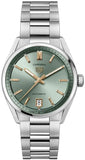 Tag Heuer Carrera Date Automatic 18K Green Dial Silver Steel Strap Watch for Women - WBN2312.BA0001 Buy Now By Tag Heuer