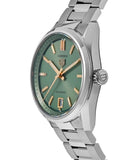 Tag Heuer Carrera Date Automatic 18K Green Dial Silver Steel Strap Watch for Women - WBN2312.BA0001 Buy Now By Tag Heuer