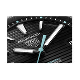 Tag Heuer Aquaracer Professional 200 Solargraph Quartz Black Dial Silver Steel Strap Watch for Men - WBP1180.BF0000 Buy Now By Tag Heuer