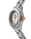 Tag Heuer Aquaracer Professional 200 Quartz Diamonds White Dial Silver Steel Strap Watch for Women - WBP1450.BA0622 Buy Now By Tag Heuer
