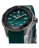 Tag Heuer Aquaracer Professional 300 Automatic Diamonds Green Dial Green Rubber Strap Watch for Women - WBP231G.FT6226 Buy Now By Tag Heuer