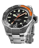 Tag Heuer Aquaracer Professional 1000 Superdiver Automatic Black Dial Silver Steel Strap Watch for Men - WBP5A8A.BF0619 Buy Now By Tag Heuer