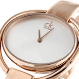 Calvin Klein Impetuos Silver Dial Rose Gold Steel Strap Watch for Women - K4F2N616 Buy Now By Calvin Klein