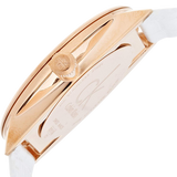 Calvin Klein Accent Silver Dial White Leather Strap Watch for Women - K2Y216K6 Buy Now By Calvin Klein