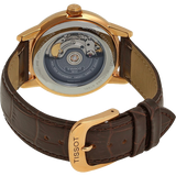 Tissot T Classic Carson Powermatic 80 White Dial Brown Leather Strap Watch for Men - T085.407.36.013.00 Buy Now By Tissot