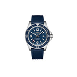 Breitling Superocean 44mm Automatic Blue Dial Blue Rubber Strap Watch for Men - A17367D81C1S2 Buy Now By Breitling