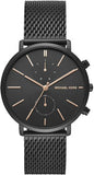 Michael Kors Jaryn Black Dial Black Stainless Steel Strap Watch for Men - MK8504 Buy Now By Michael Kors