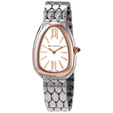 Bvlgari Serpenti Seduttori Quartz Silver Dial Silver Steel Strap Watch for Women - SERPENTI103144 Buy Now By Bvlgari