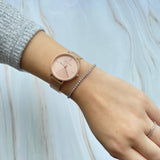 Michael Kors Mini Jayne Crystals Rose Gold Dial Rose Gold Mesh Strap Watch for Women - MK7122 Buy Now By Michael Kors