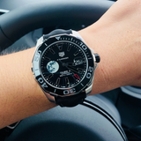 Tag Heuer Aquaracer Moon Black Dial Watch for Men - WAY201J.FC6370 Buy Now By Tag Heuer