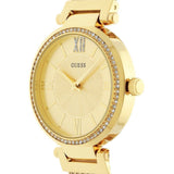 Guess Soho Champagne Dial Stainless Steel Mesh Bracelet Watch For Women - W0638L2 Buy Now By Guess