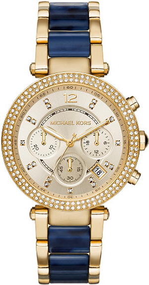 Michael Kors Parker Gold Dial Two Tone Steel Strap Watch for Women - MK6238 Buy Now By Michael Kors