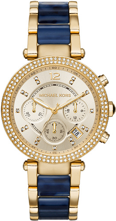 Michael Kors Parker Gold Dial Two Tone Steel Strap Watch for Women - MK6238 Buy Now By Michael Kors