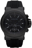 Michael Kors Dylan Black Dial Black Rubber Strap Watch for Men - MK8152 Buy Now By Michael Kors